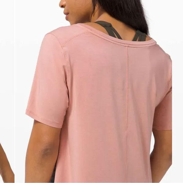 Lululemon Up for Down Time Short Sleeve Pink Pastel - Image 9