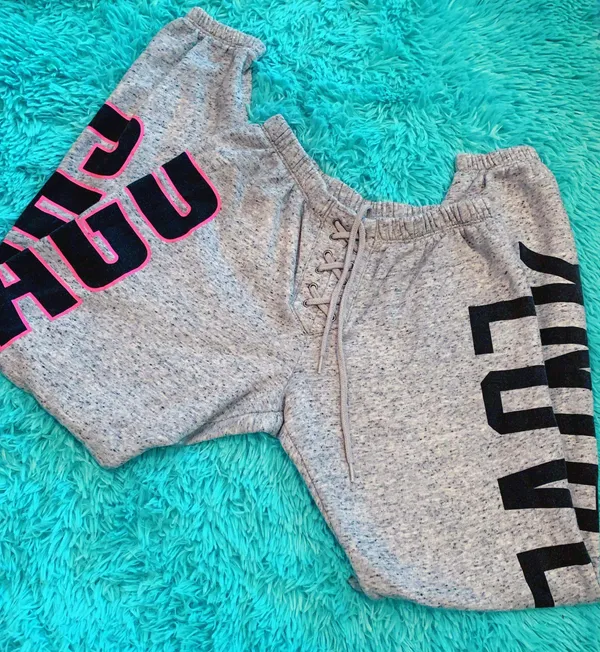 PINK - Victoria's Secret Love Chicago Joggers - Image 3