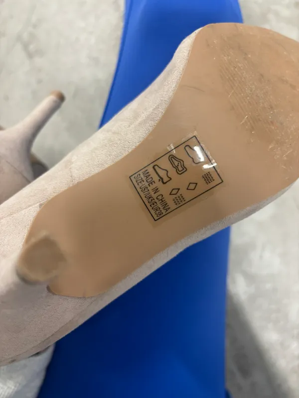 Qupid Nude Neutral Kitten Heel - Image 3