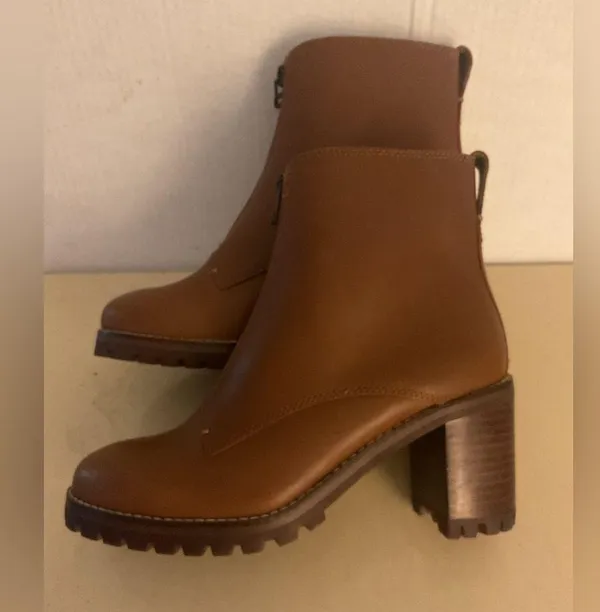 Madewell women leather heel The Alyce boots size 6.5 - Image 9