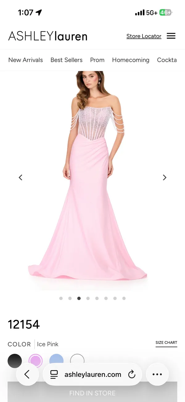 Ashley Lauren Prom Dress - Image 4