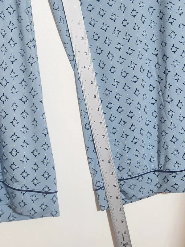 State of Day Blue Print Pajama Set Size XL - Image 10