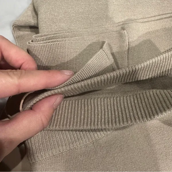 Meshki Knit Pants Quiet Luxury Elevated Chic Minimalist Tailored Scandi - Image 13