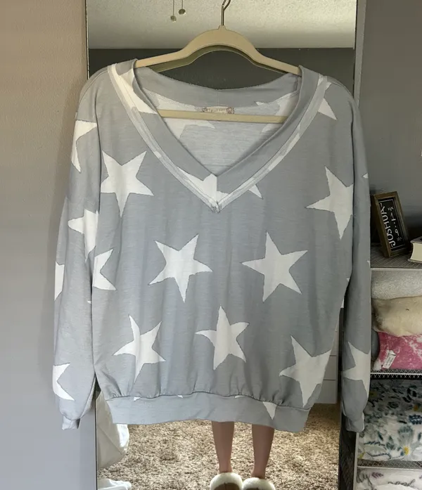 Altar'd State Star Long Sleeve Shirt - Image 4