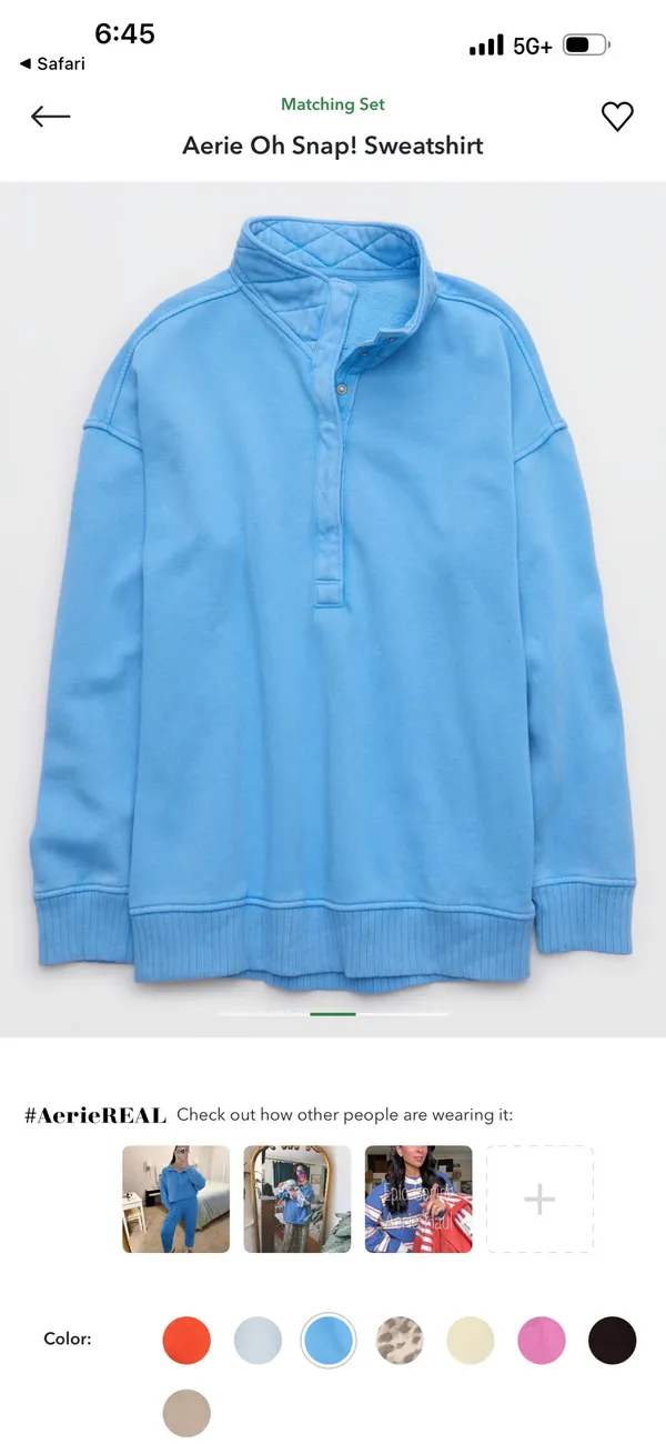 Aerie Oh Snap Sweatshirt - Image 6