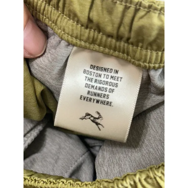 Tracksmith Women Session Pants Avocado Green Heathered Running Joggers Small - Image 6