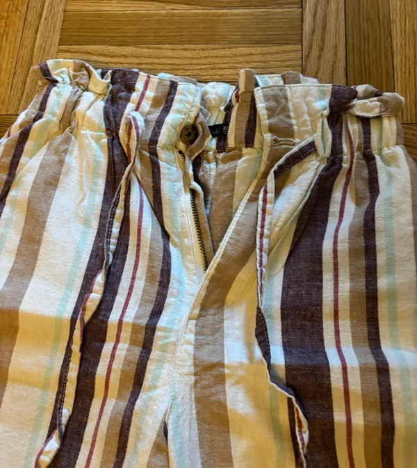 Abercrombie Stripped Linen Pants - Image 2