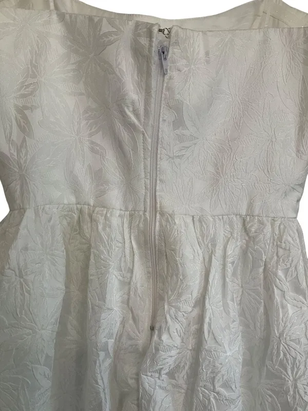 Amanda Uprichard Addison Dress in Ivory X-Small New Womens Mini Strapless - Image 7