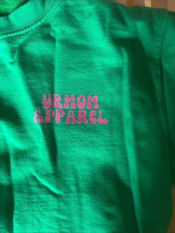 Green "Hot Mom Club" Graphic Sweatshirt - womens - Image 2