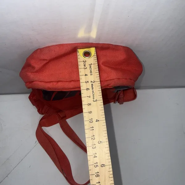Nike Heritage Sportswear‎ Unisex Red Orange Logo Athletic Running Crossbody Bag - Image 14