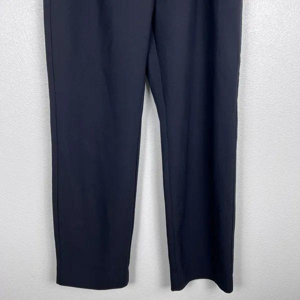 Abercrombie & FItch Women's Flat Front Trousers Black Sz 8L - Image 4