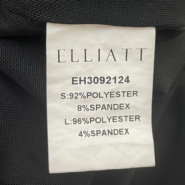 NWT Elliatt Avalee Cocktail Dress Metallic Sheen Long Sleeve Drape Skirt Party‎ - Image 14
