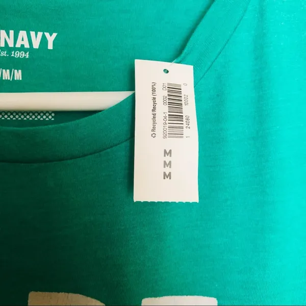 Old Navy Womens Graphic Short Sleeve Crew Neck Tee Sz M - Image 5