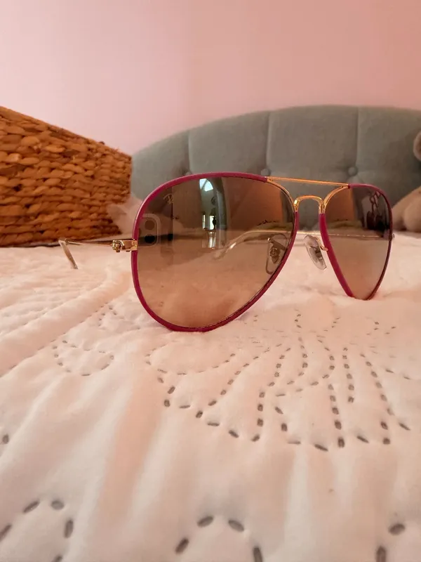 Ray-Ban Sunglasses Aviator Pink - Image 4