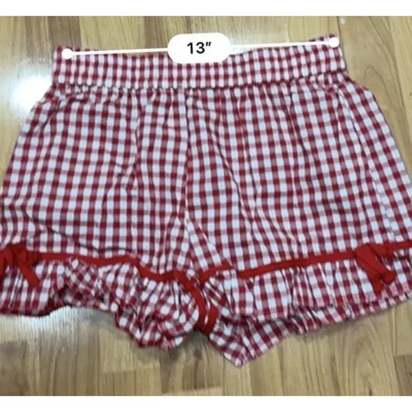 Verdusa Gingham Shorts Bloomers Elastic Waist Shorts Women's S New - Image 4
