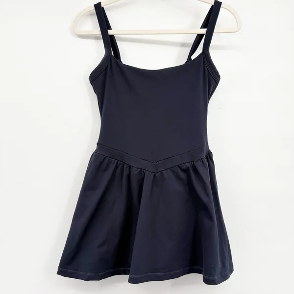 FORM Womens Navy Blue Drop Waist Tennis Pickleball Athleisure Active Dress M - Image 3