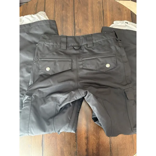 Burton Dryride Black Waterproof Insulated Snow Pants woman S Cargo Ski Snowboard - Image 6