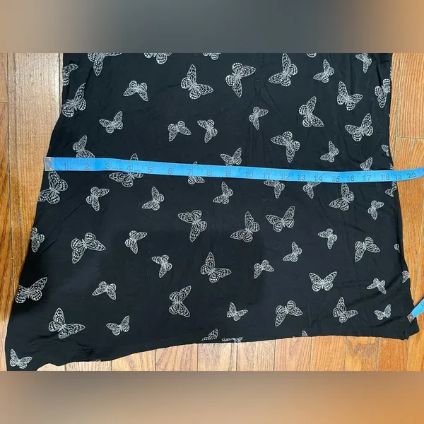 Soma Black Butterfly Pattern Tank Top - Image 8