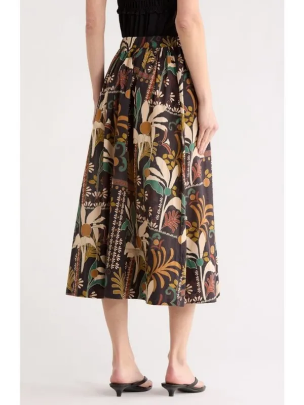 💕JASON WU💕 Printed Skirt ~ Block Moody Tropical Print Large L NWT - Image 6