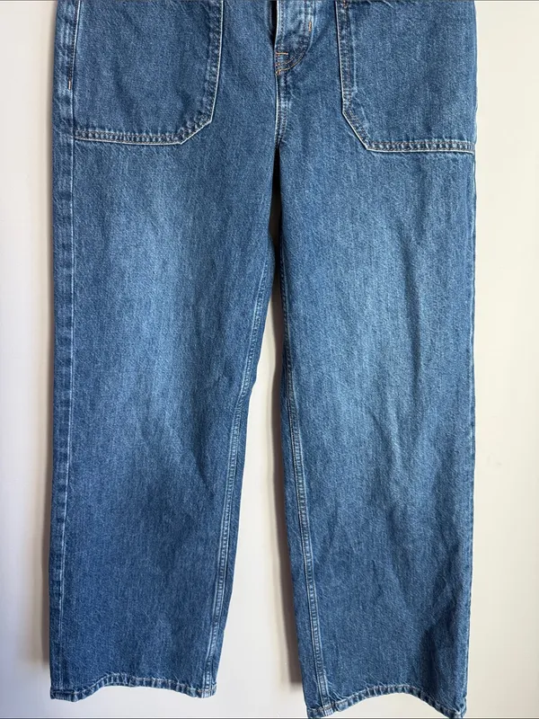 Free People We The Free Palmer Tunnel Vision Baggy Relaxed Cuffed Jeans - Image 6