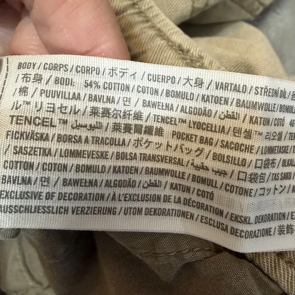 Abercrombie & Fitch Womens Size Small Pull-On Shorts Beige Khaki Drawstring - Image 5