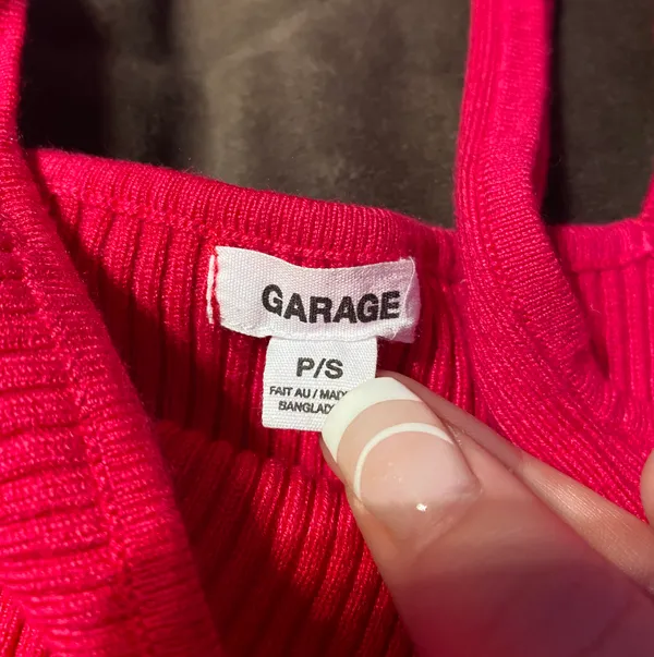 Garage Hot Pink Square Neck Sweater Tank - Image 8