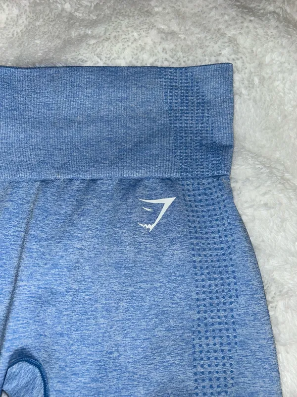 Vital Seamless Gymshark Blue Leggings - Image 2
