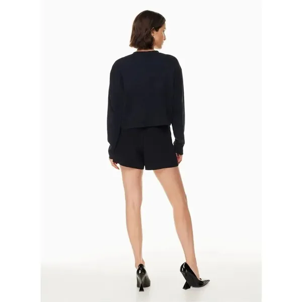 ✨Aritzia Babaton Pleated Mid-Thigh Black Sz 4 Shorts✨ - Image 5