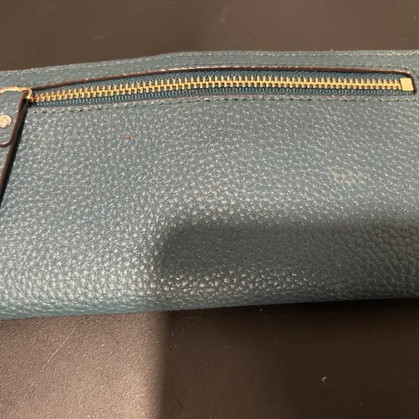 Kate Spade Blue Leather Wallet - Image 6