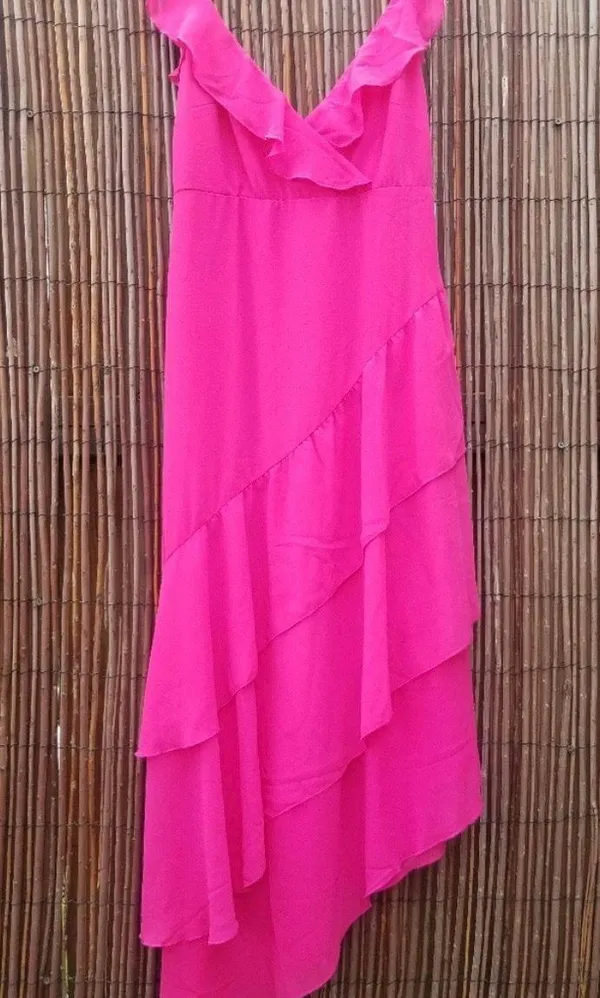 Show Me Your Mumu Pink Ruffle Maxi Dress - Image 2