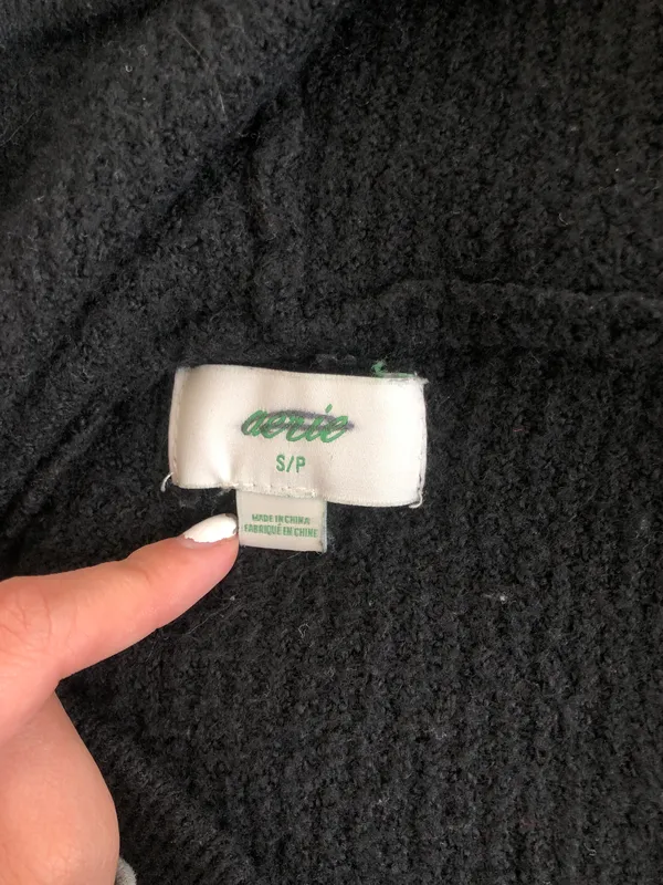 Aerie Black Sweater - Image 2