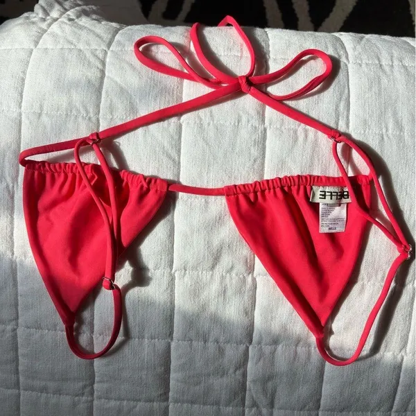 New Belle The Label x Free People Palmera Med Red String Bikini top - Image 5