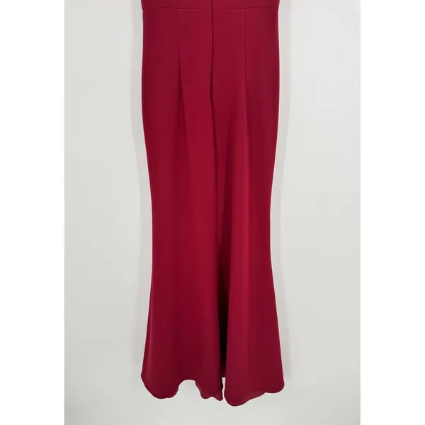 Lulus Infinite Glory‎ Maxi Dress Small Burgundy Formal Wedding Guest Mermaid Red - Image 9