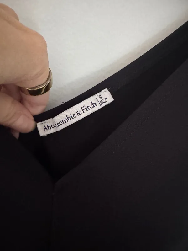 Abercrombie Formal Black Dress Maxi - Image 5