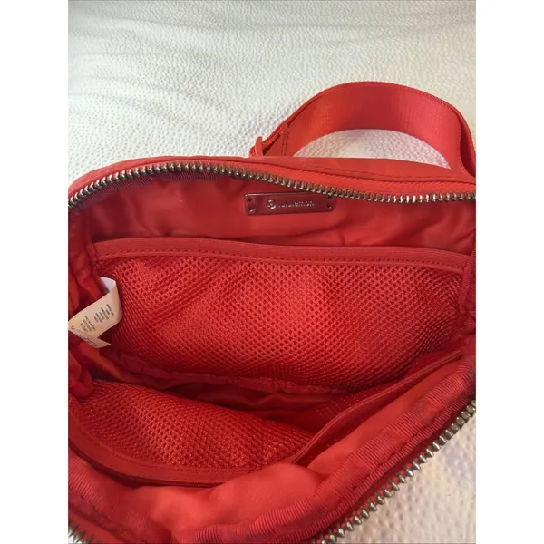 lululemon Everywhere Belt Bag Red Nylon Fanny Pack Crossbody - Image 4