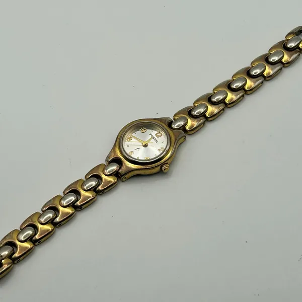 Fossil F2 Gold Silver Stainless Steel Women’s Watch, 22mm - Image 4