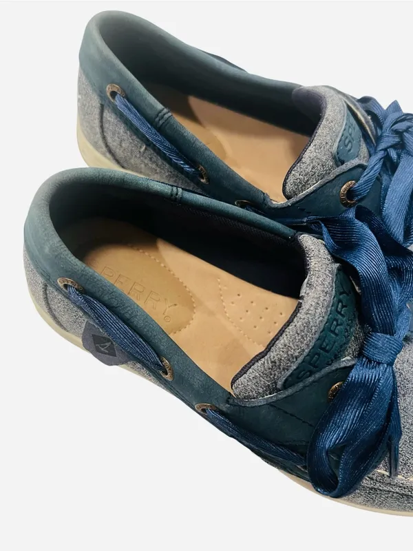 Sperry Women’s Two-Tone Blue Denim Boat Shoes - Image 3