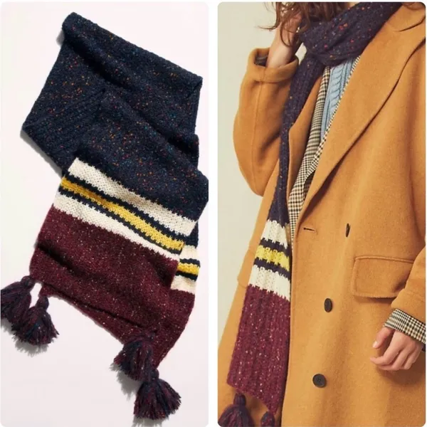 Free People Multicolor Knit Scarf - Image 2