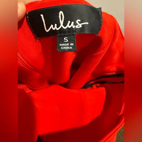 Lulus Ardent Love Red Cutout‎ Bodycon Dress Size S - Image 7