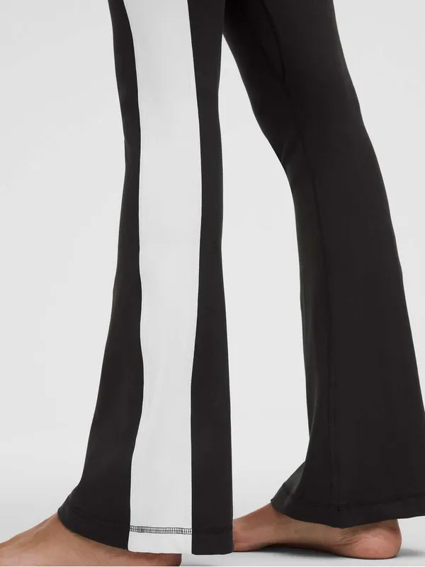 Lululemon Nulu High-Rise Flared Pants Leggings Black / White - Image 3