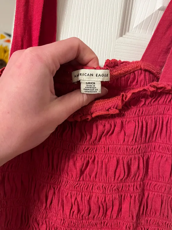 Pink American Eagle Tank Top - Image 2