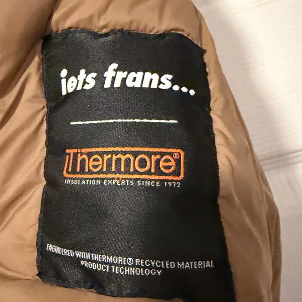 Iets Frans Thermore Insulated Puffer Jacket $124 Fall Winter‎ Cozy Warm Brown - Image 6