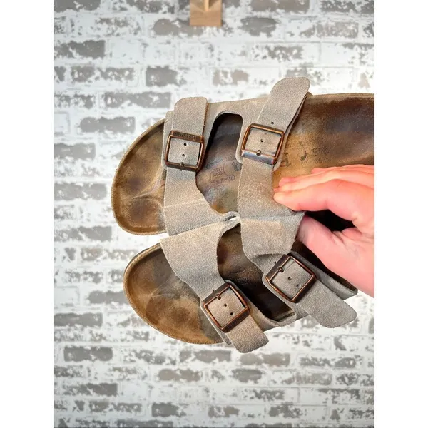 Betula | women 38 leather tan Arizona sandals - Image 3