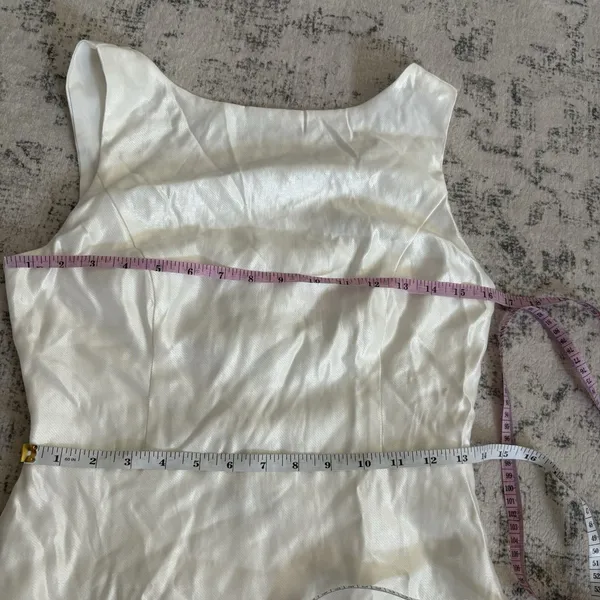 Lulus Sophisticated Selection White Sleeveless Backless Mini Dress Size Small - Image 7