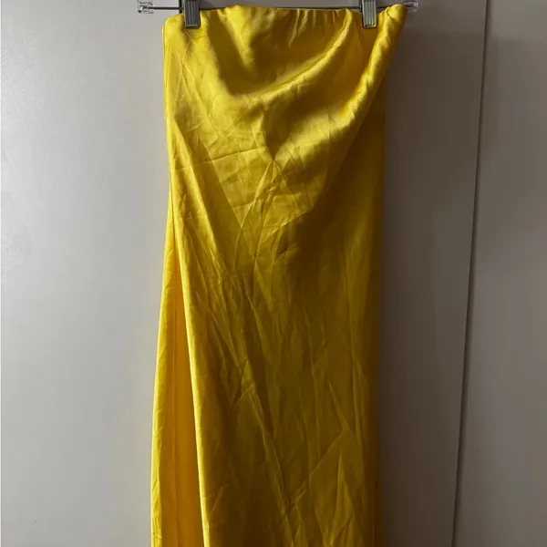 NWOT SHOW ME YOUR MUMU - Taylor Tube Dress size small Color Yellow Luxe - Image 4