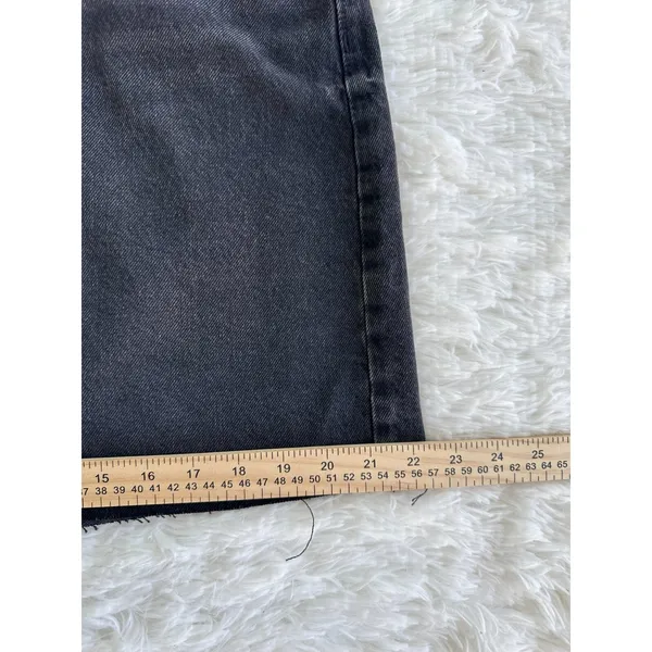 Old Navy Women's Size-12‎ Pencil Skirt High Rise Smooth Pockets Black Denim - Image 7