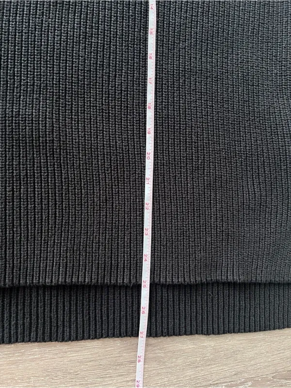 Goodthreads Women’s L Black 100% Cotton Shaker Knit Crewneck Sweater - Image 11