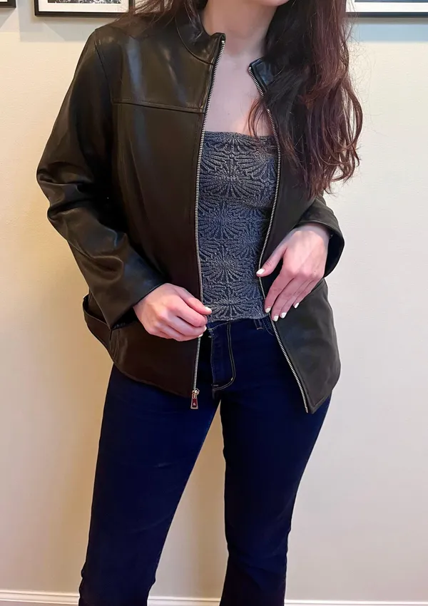 Ralph Lauren Leather Jacket - Image 9