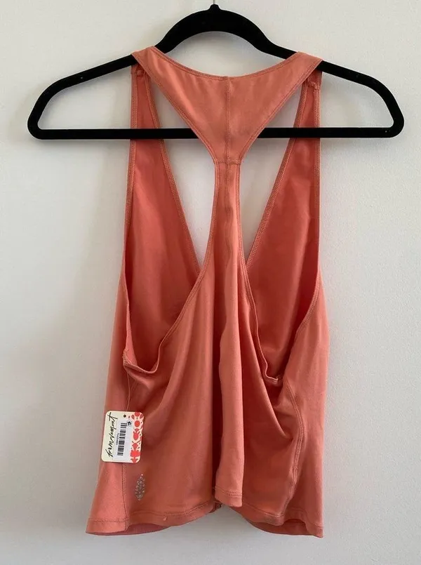 Free People Movement Walk It Talk It Tank Top In Peaches Size XL NEW - Image 9
