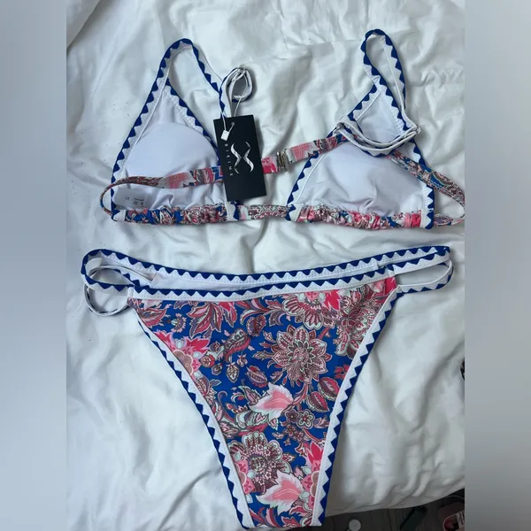 NWT Bikini swim suit set Blue Size XL - Image 3